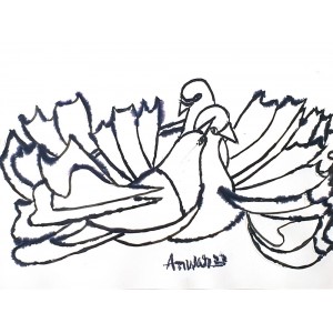 Anwar Maqsood, 12 x 16 Inch, Mixed  Meida on Paper , Figurative Painting, AC-AWM-066